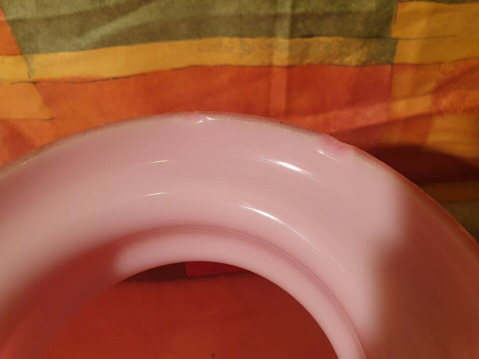 Large pink opaline lampshade