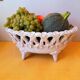 Woven ceramic fruit bowl, Fratelli Fanciullacci 1950