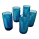 Verres bleu vintage