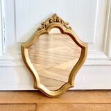 Golden mirror baroque style 35x28 cm