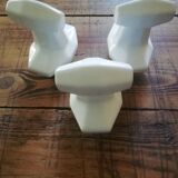 patère en porcelaine