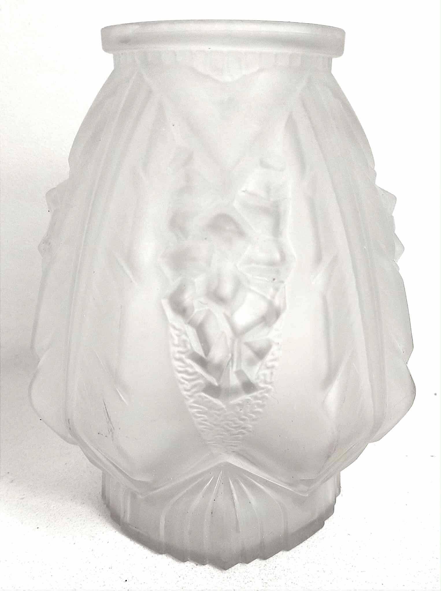 Art vase signed Muller, Height 20 cm