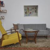 Mid-century Folding sofa in Scandinavian style, 1960s