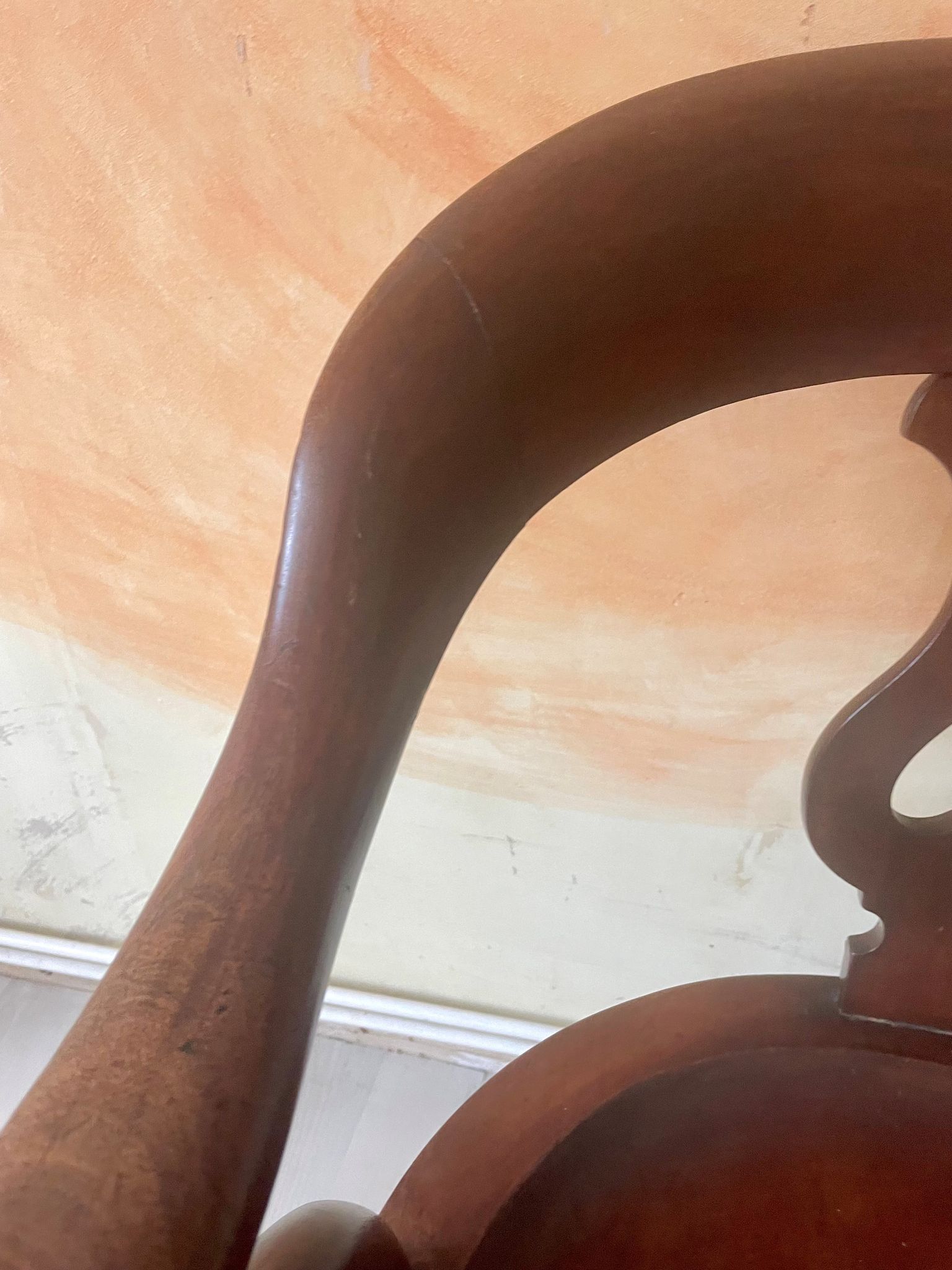Sailor's armchair in swivel teak