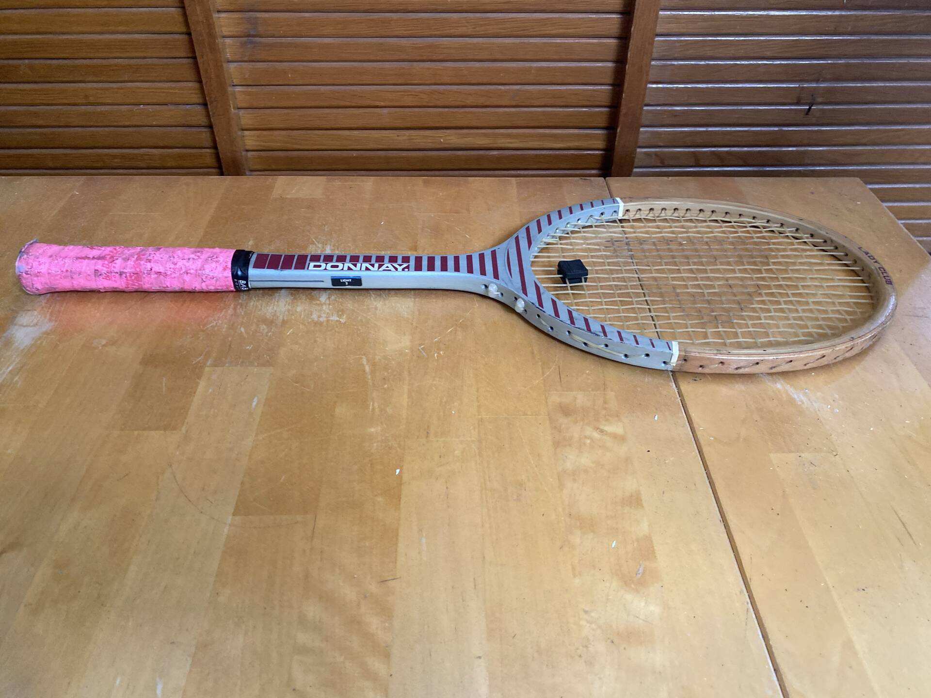 Vintage donnay lady club wooden tennis racket