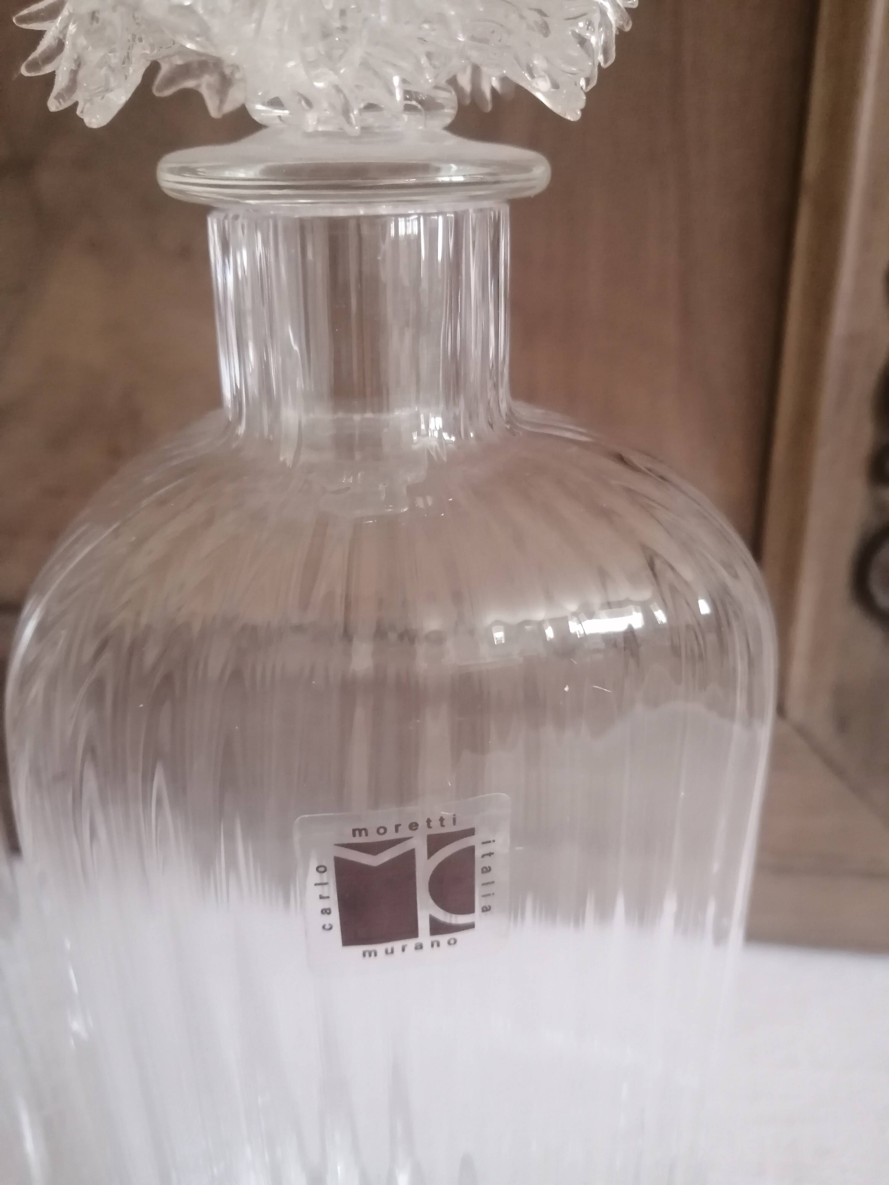 2 carafes Carlo moretti