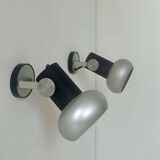 Pair of vintage adjustable wall lights, France 1970