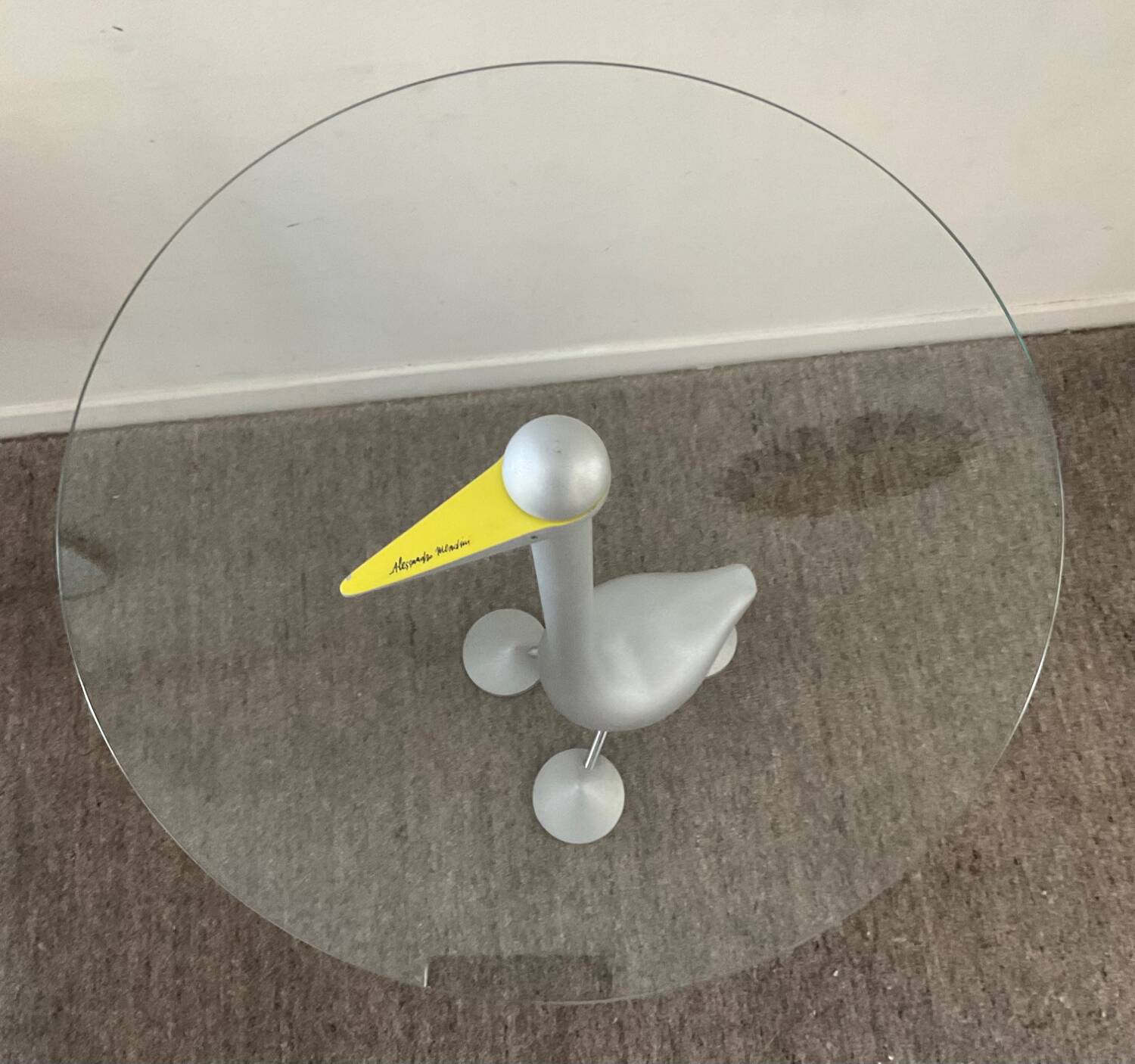 “Sirfo” coffee table by Alessandro Mendini for Zanotta