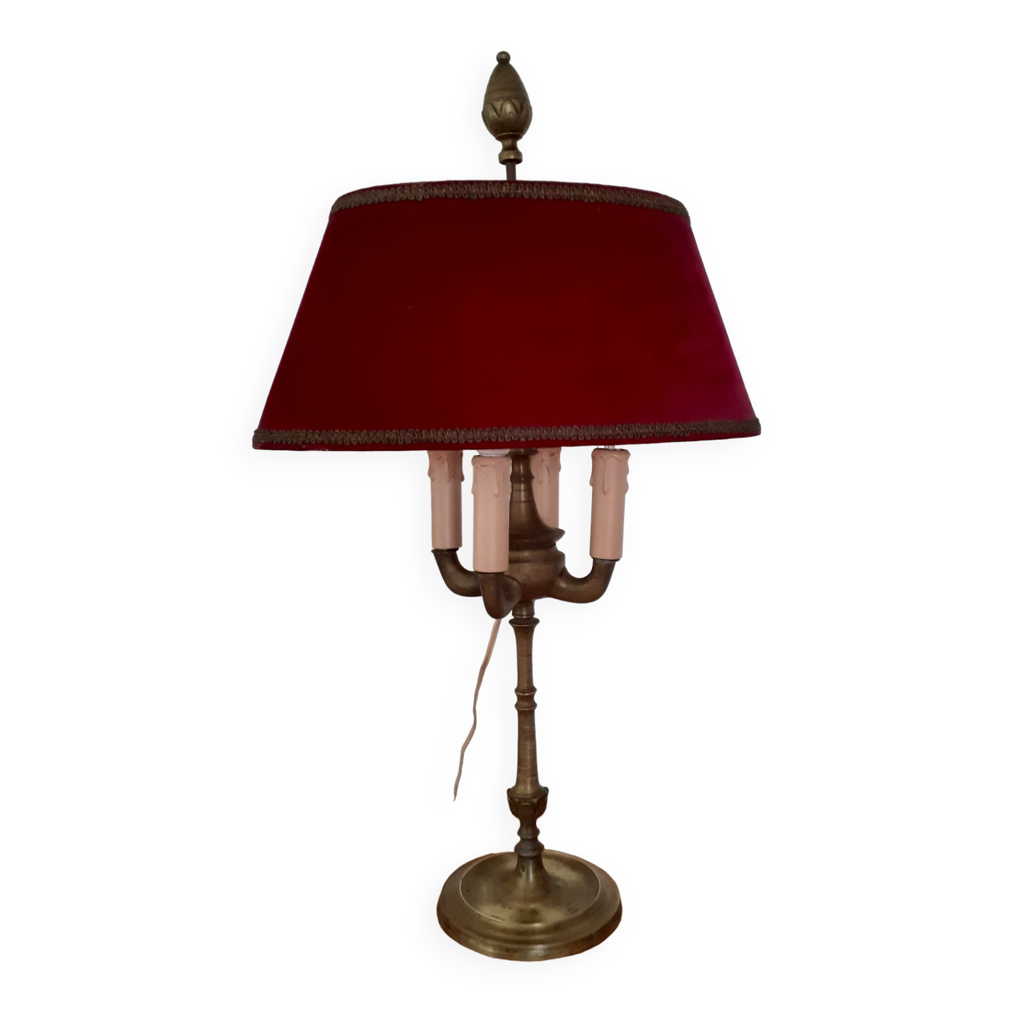 Empire style hot water bottle lamp 4 burners