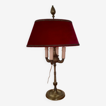 Lampe bouillotte 4 feux style Empire