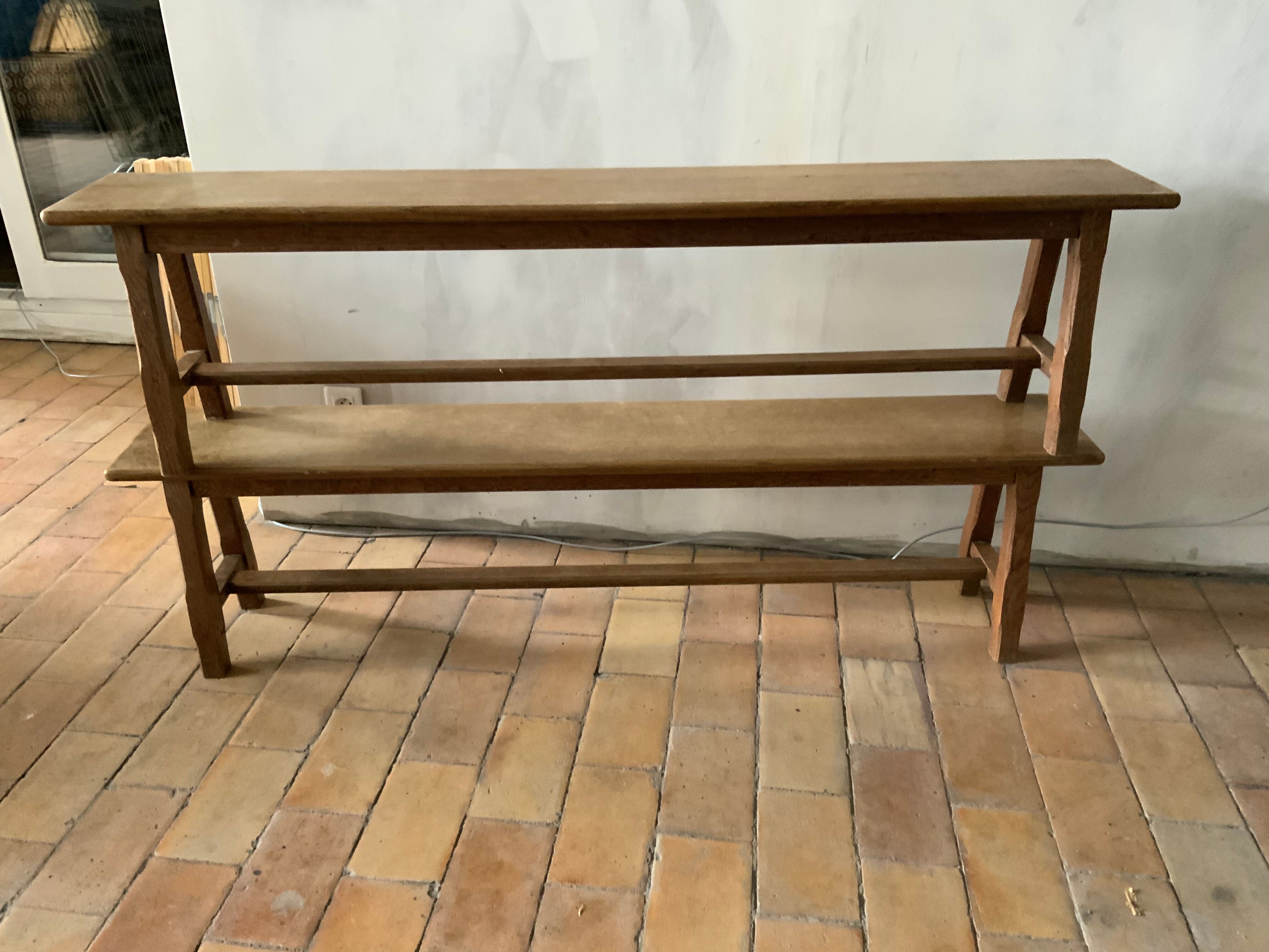 Paire de bancs vintage