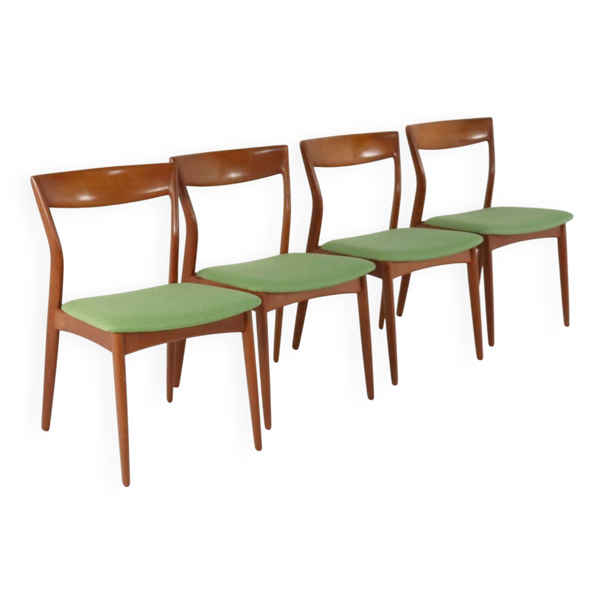 Ensemble de 4 chaises de salle à manger R. Borregaard pour Viborg