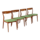 Ensemble de 4 chaises de salle à manger R. Borregaard pour Viborg