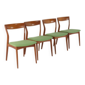 Ensemble de 4 chaises de salle à manger R. Borregaard pour Viborg