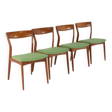 Ensemble de 4 chaises de salle à manger R. Borregaard pour Viborg