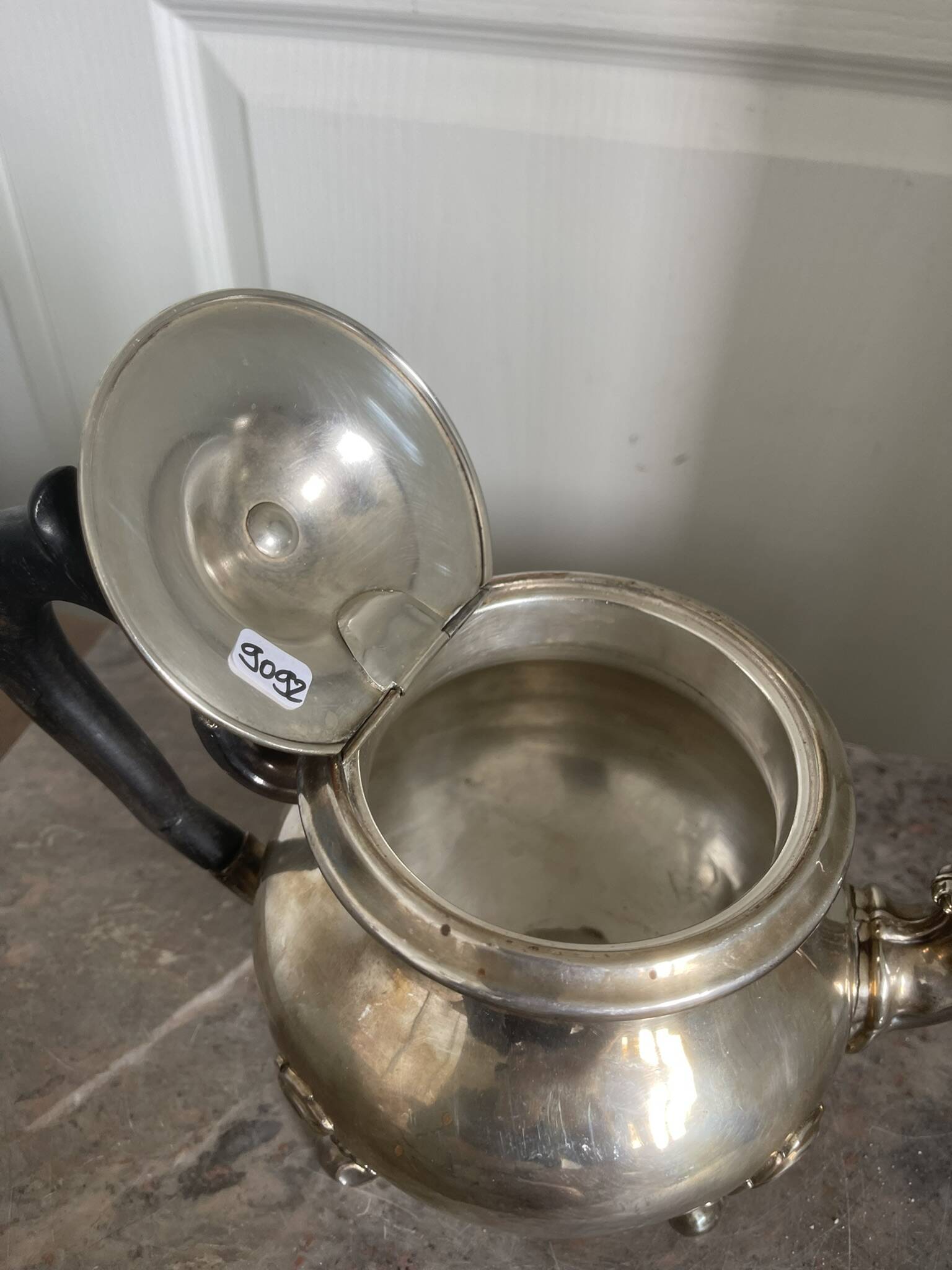 Antique Silver-Plated Victorian Teapot