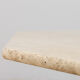 Italian Octagonal travertine table, 1980s.