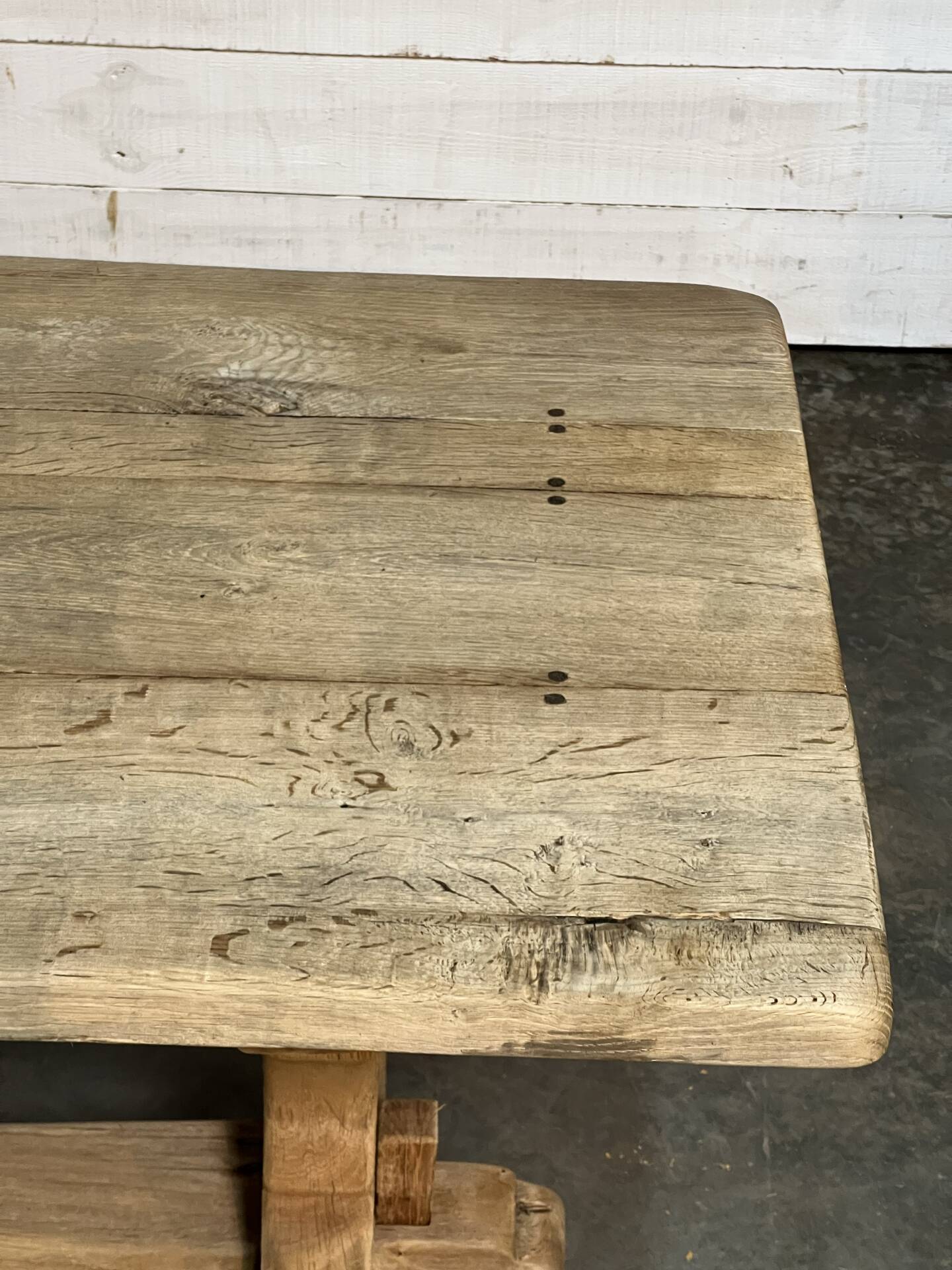Rustic farmhouse table