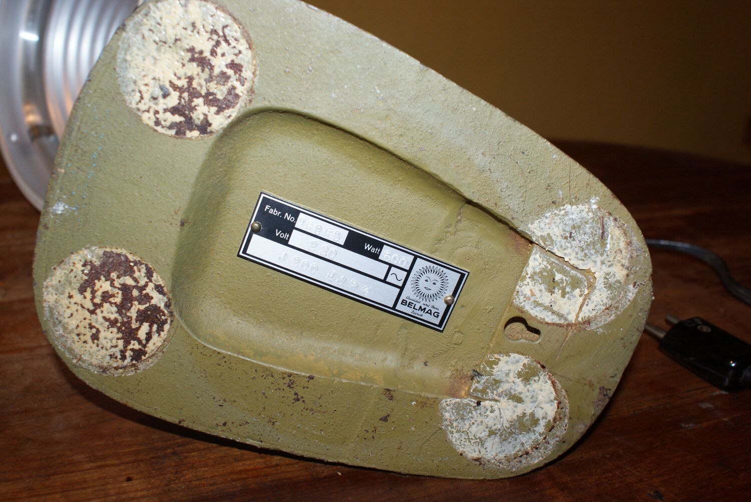 Belmag lamp Zurich 1950