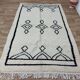 Handmade wool Berber rug 248 x 158 cm