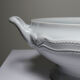 White fine porcelain soup tureen/vegetable dish from Limoges attributed to Barnardaud, vintage.