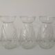 Lot de 3 vases à bulbes de jacinthe