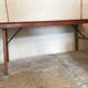 Vintage mid-century farm or estaminet dining table