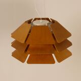 IMPRESSIVE DANISH MODEL 838 PENDANT LAMP BY P&P LJUS AB, 1970s