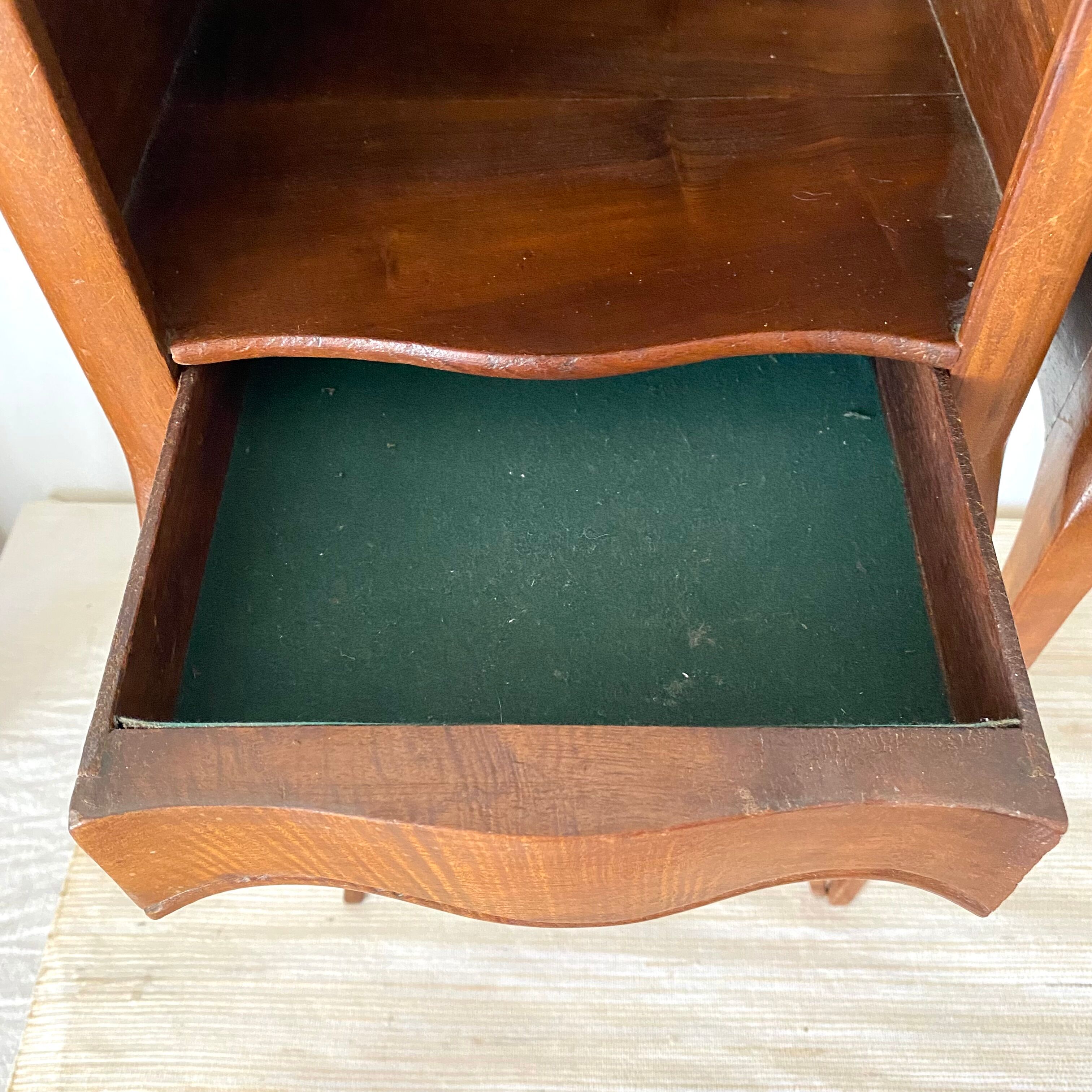 Pair of old louis XV style bedside tables