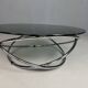 Table basse Mac en chrome et verre fumé de Miniforms, Italie, années 1970