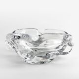 Ashtray empty-pockets organic shape Cristallerie Lorraine