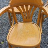 Set of 8 bistro chairs from the 50s/60