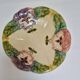 5 plates in hand-painted “faience d’art” slip