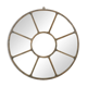 Round industrial metal mirror (100cm x 3cm)