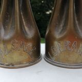 Shell vase engraved Alsace/Lorraine