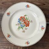 Antique plates - Moulin des Loups porcelain, Orchies pattern, France