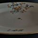 Oval serving dish in porcelain Japanese décor Art Deco