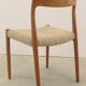 Suite de 6 chaises Niels O Möller modèle 77' Dukkerup