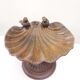 Cast iron birdbath