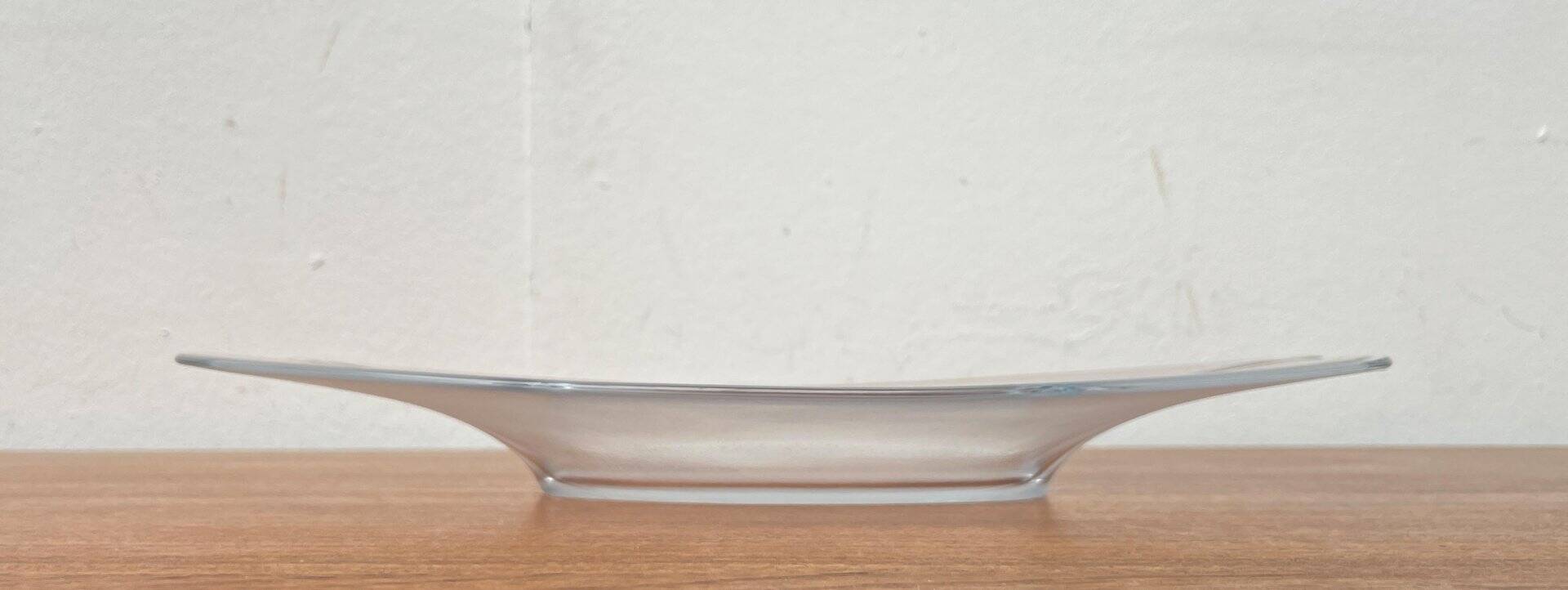Vintage glass bowl from Holmegaard, 1970s.