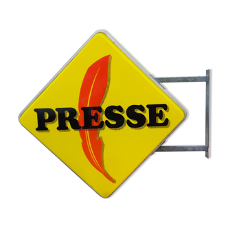 Light sign "Press" Double face