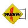 Light sign "Press" Double face