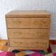 Oak chest of drawers