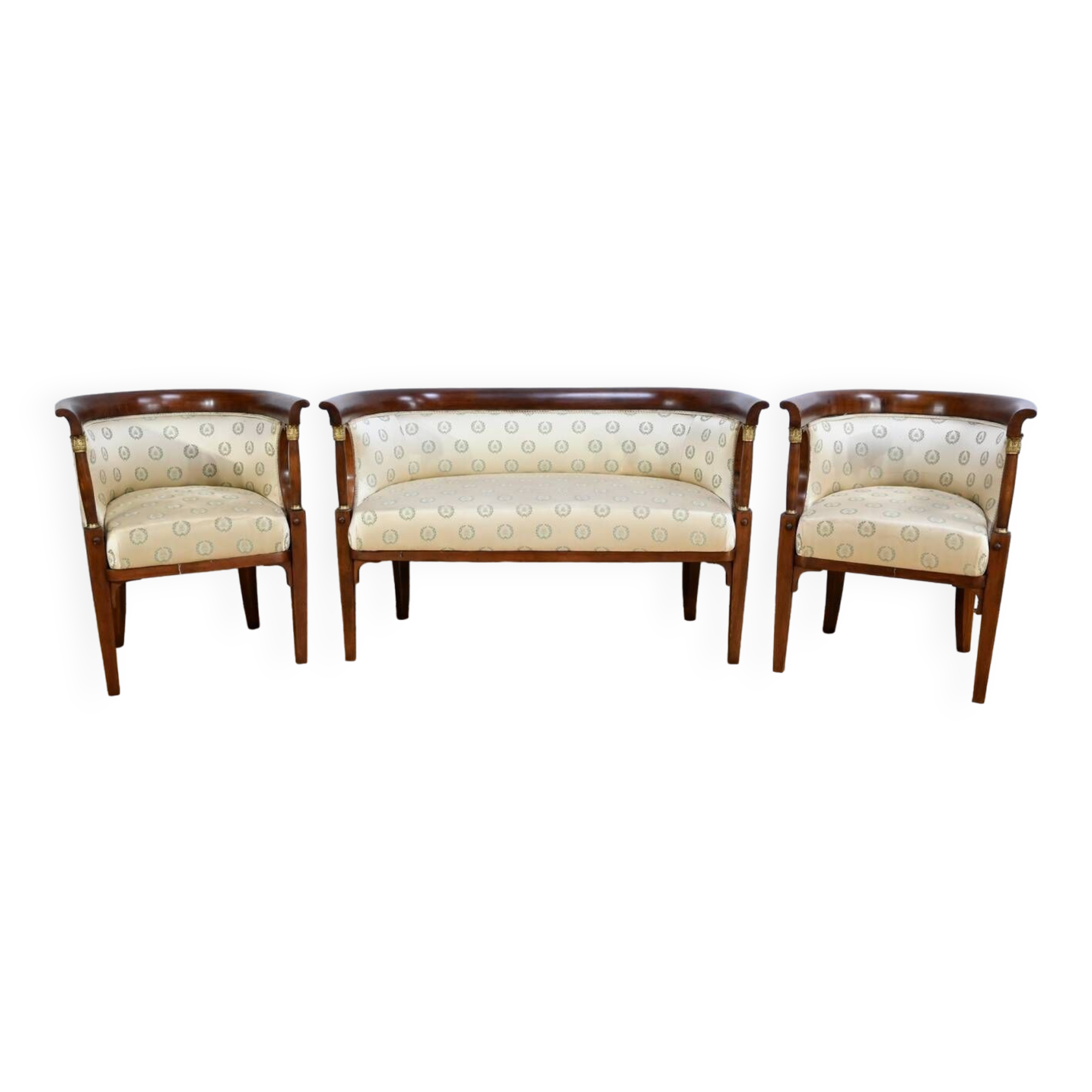 J&J Kohn Stained Beech Living Room, Empire style – Early 20th century