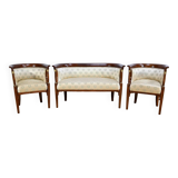 J&J Kohn Stained Beech Living Room, Empire style – Early 20th century