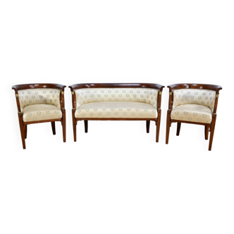 J&J Kohn Stained Beech Living Room, Empire style – Early 20th century
