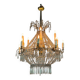 Crystal beaded chandelier, circa 1800