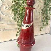 French 1950s ceramic vinaigrette set, Pol Chambost style