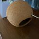 Lampe boule terre cuite vintage