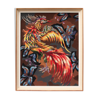 Canvas painting the firebird